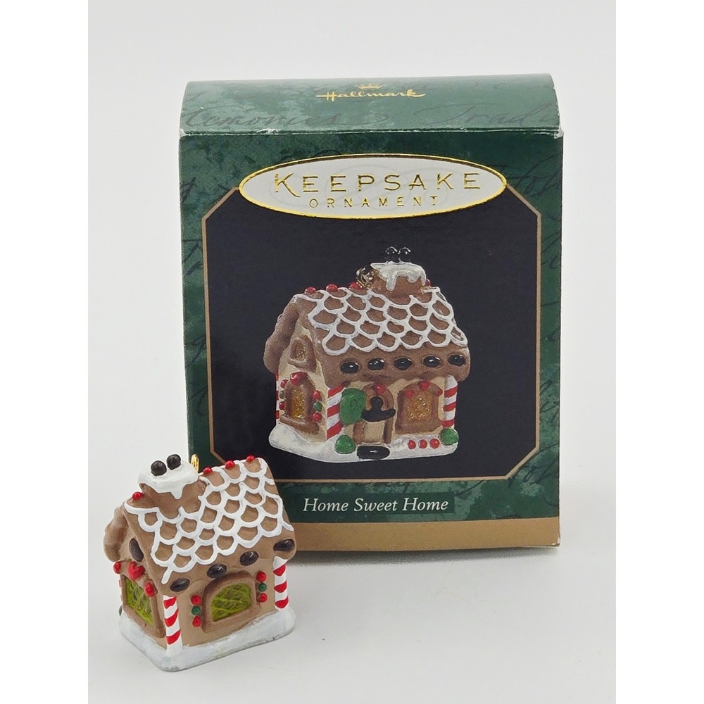 Hallmark Keepsake Ornament 1997 Home Sweet Home Gingerbread House Miniature